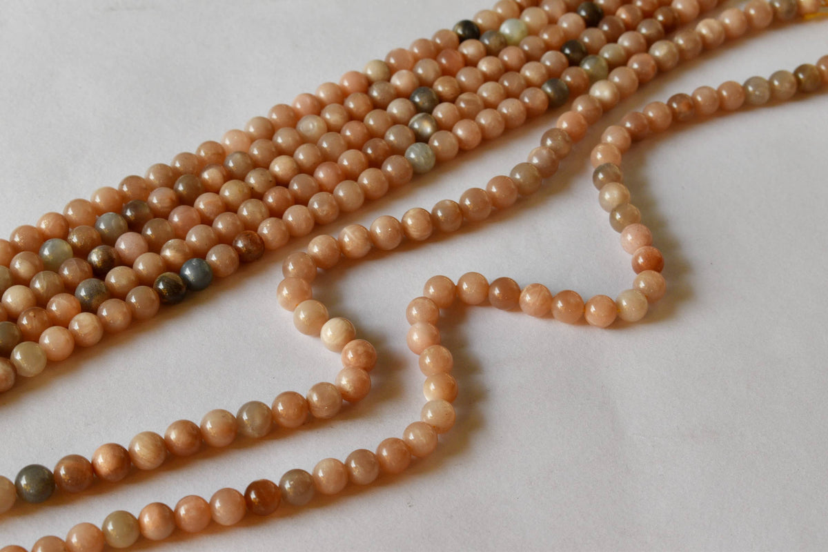 Moonstone Beads, Natural Round Crystal Beads 4mm to 12mm | | Wiccan Center