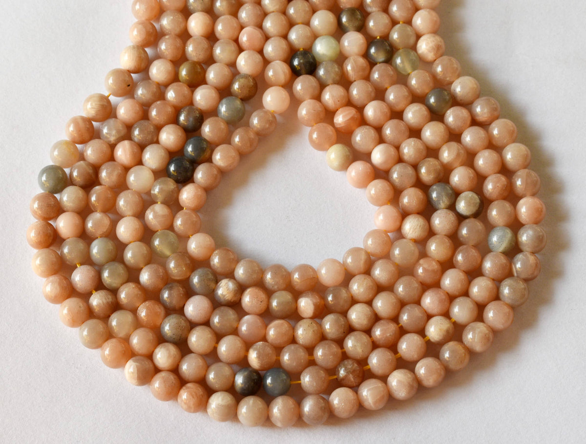 Moonstone Beads, Natural Round Crystal Beads 4mm to 12mm | | Wiccan Center