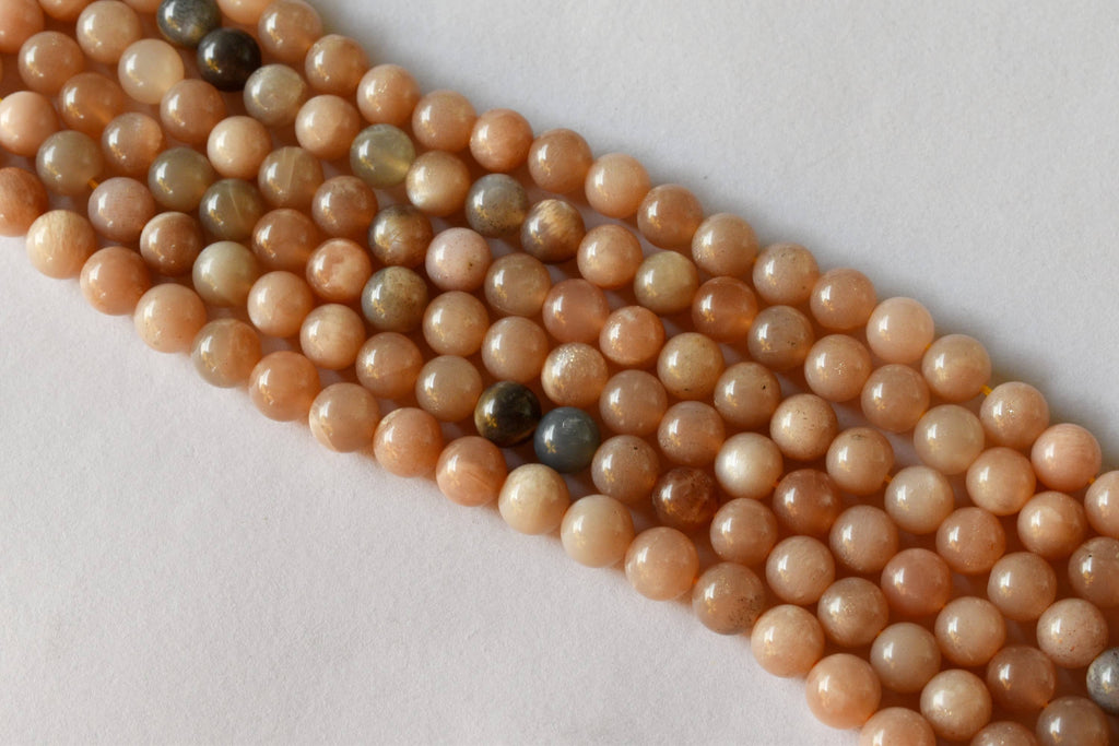 Moonstone Beads, Natural Round Crystal Beads 4mm to 12mm | | Wiccan Center