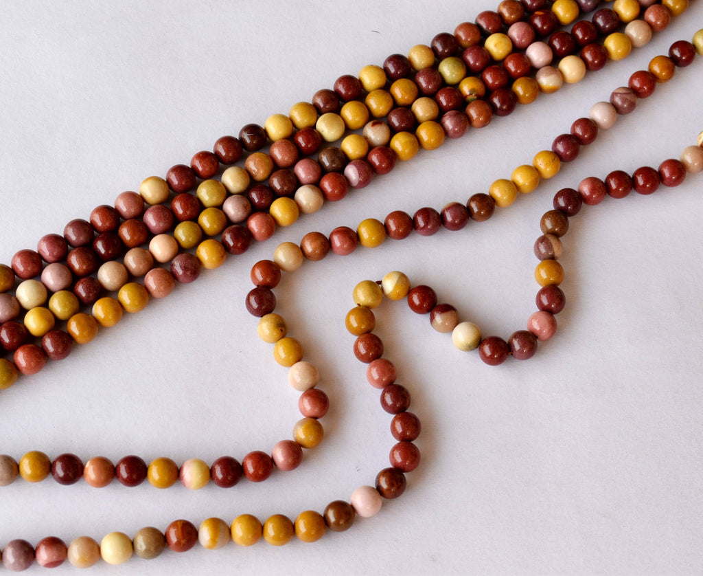 Mookaite Beads, Natural Round Crystal Beads 4mm to 12mm | | Wiccan Center