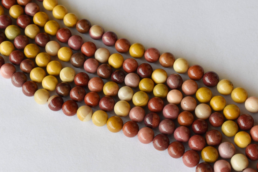 Mookaite Beads, Natural Round Crystal Beads 4mm to 12mm | | Wiccan Center
