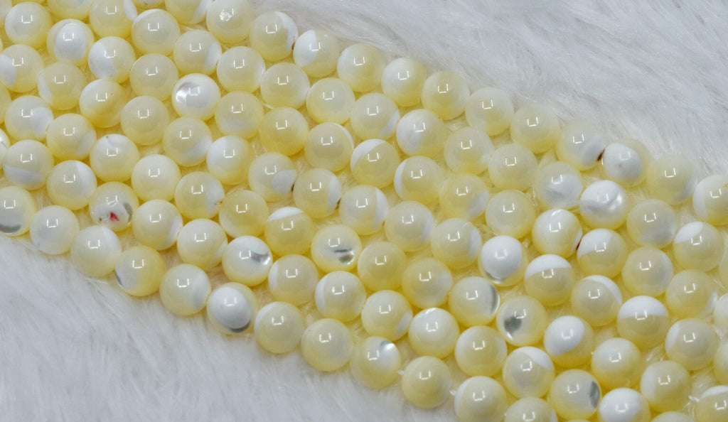 MOP Star Beads, Natural Round Crystal Beads 4mm to 14mm | | Wiccan Center
