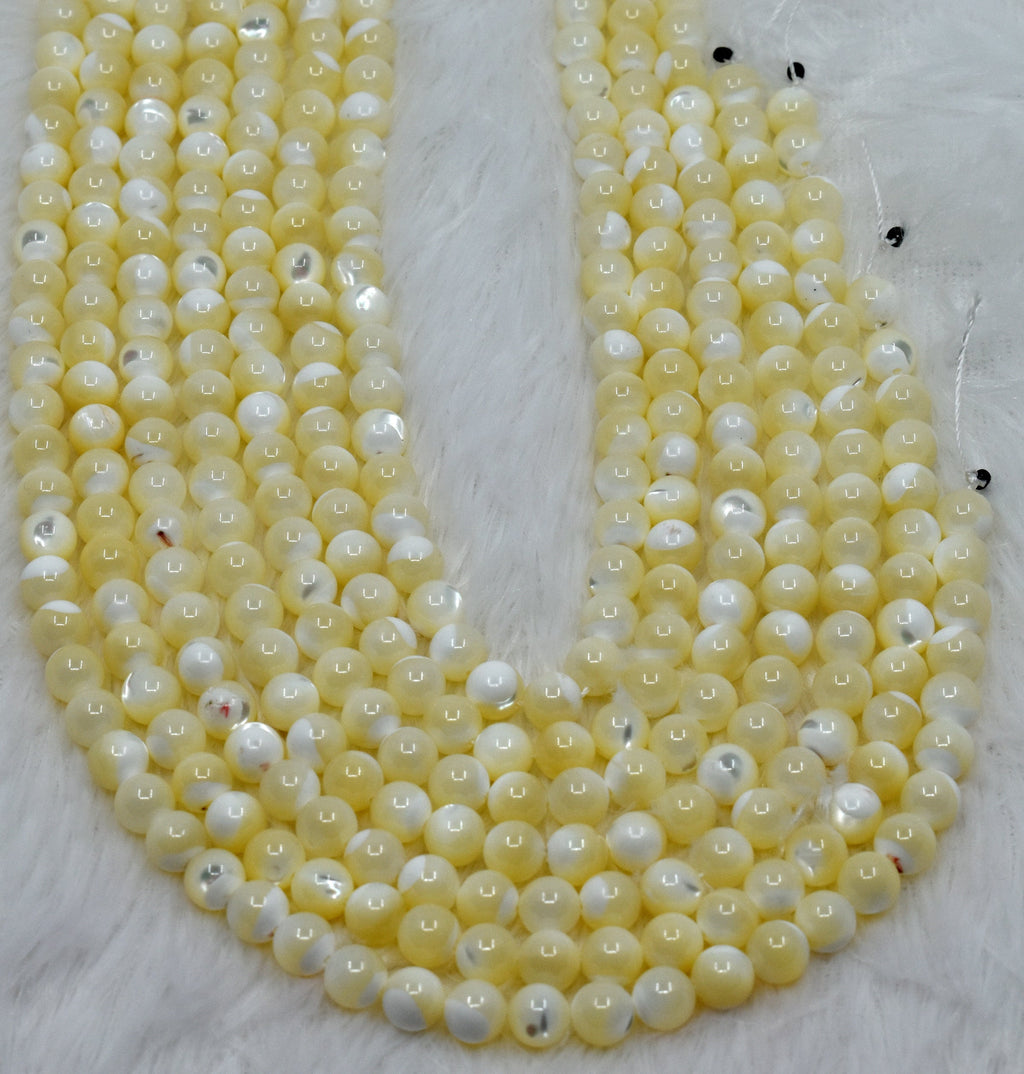 MOP Star Beads, Natural Round Crystal Beads 4mm to 14mm | | Wiccan Center