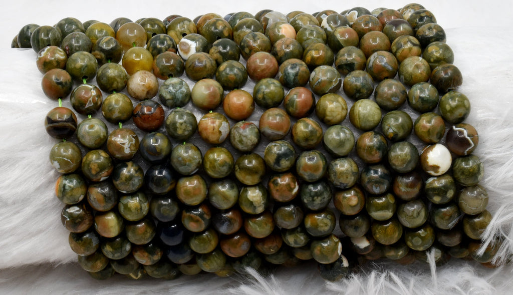 Ocean Jasper Beads, Natural Round Crystal Beads 4mm to 12mm. | | Wiccan Center