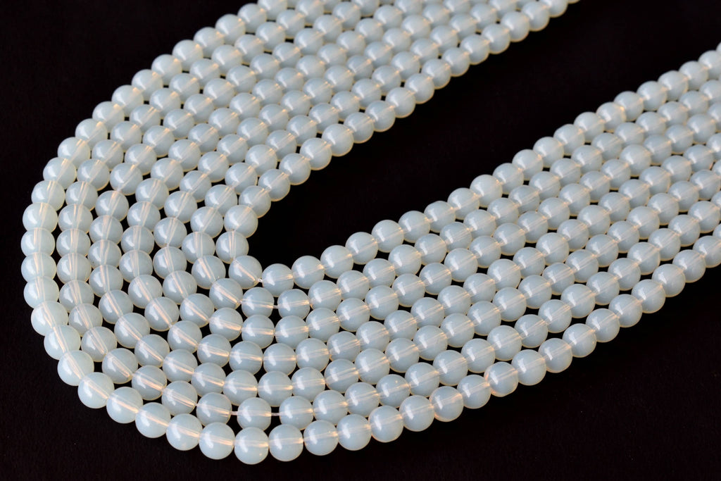 Opal Synthetic Beads, Natural Round Crystal Beads 4mm to 10mm | | Wiccan Center
