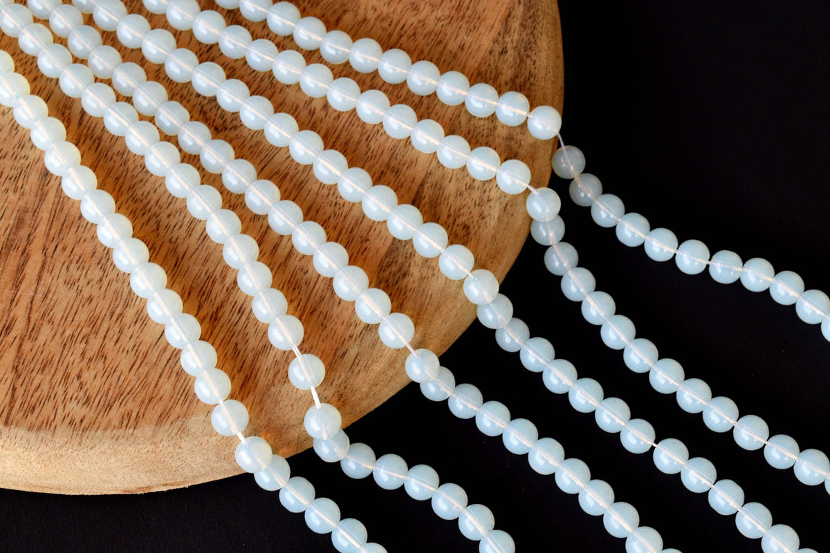 Opal Synthetic Beads, Natural Round Crystal Beads 4mm to 10mm | | Wiccan Center