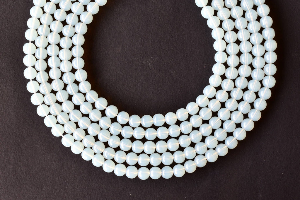 Opal Synthetic Beads, Natural Round Crystal Beads 4mm to 10mm | | Wiccan Center