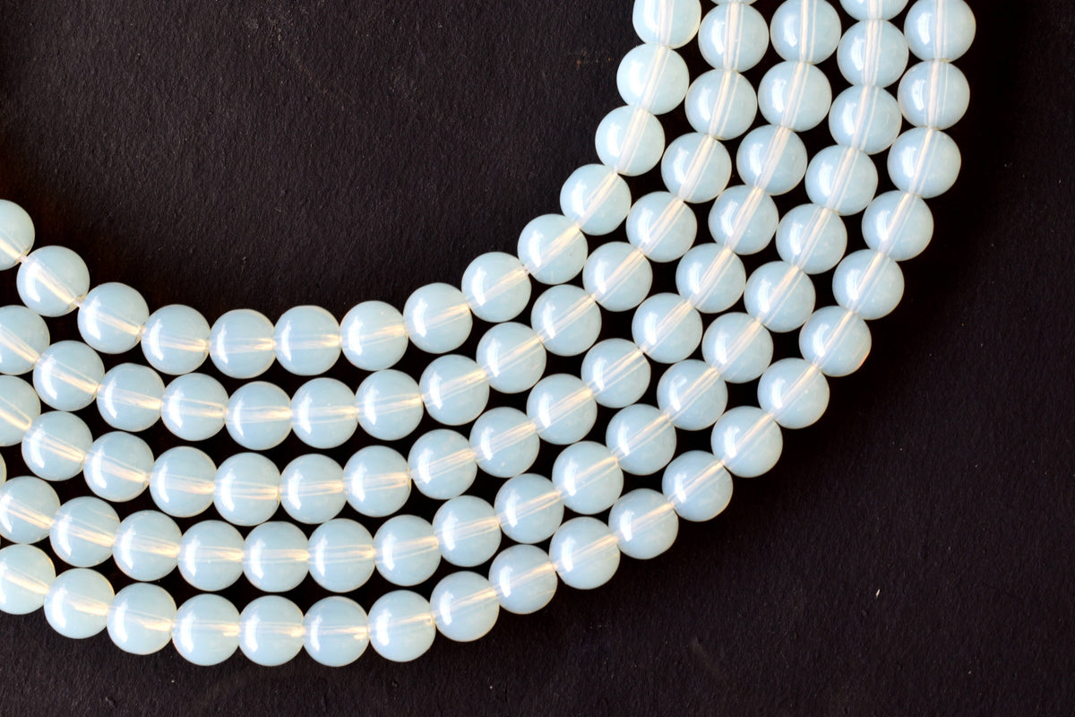 Opal Synthetic Beads, Natural Round Crystal Beads 4mm to 10mm | | Wiccan Center