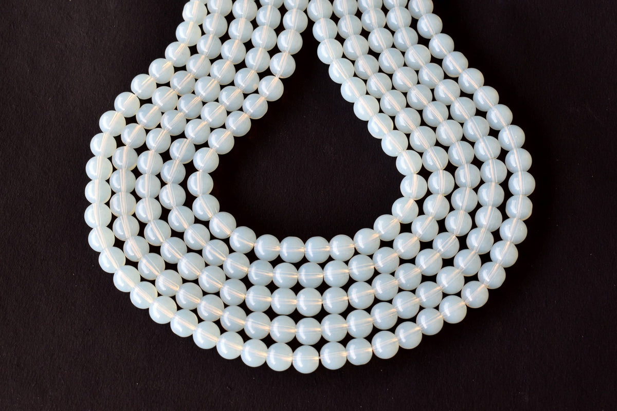 Opal Synthetic Beads, Natural Round Crystal Beads 4mm to 10mm | | Wiccan Center