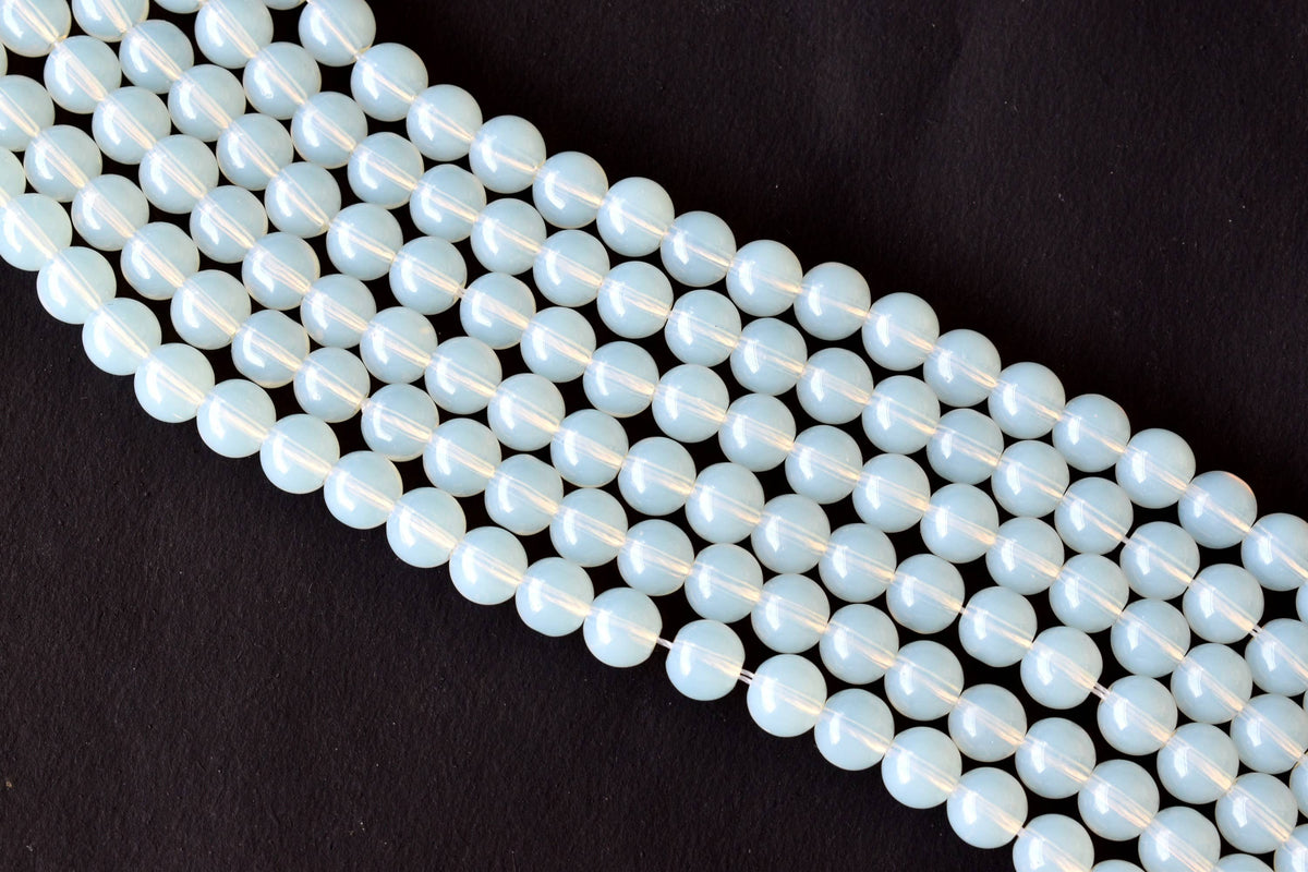 Opal Synthetic Beads, Natural Round Crystal Beads 4mm to 10mm | | Wiccan Center
