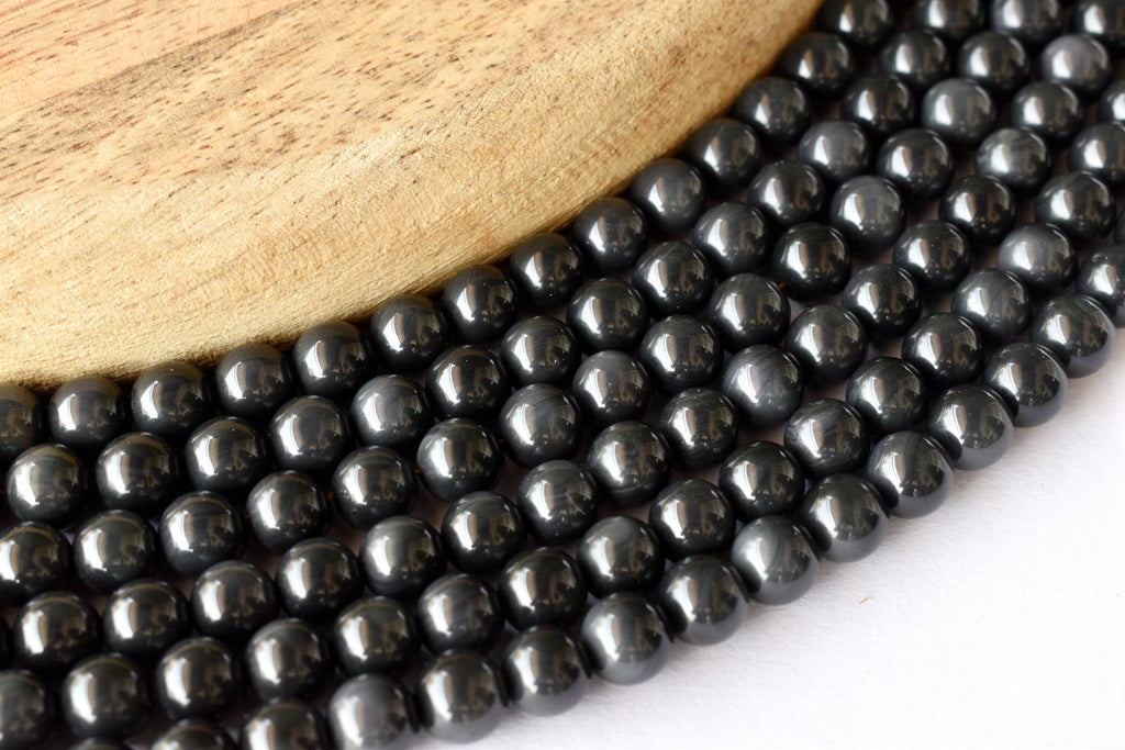 Rainbow Black Obsidian Beads, Natural Round Crystal Beads 4mm to 10mm | | Wiccan Center