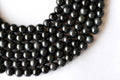 Rainbow Black Obsidian Beads, Natural Round Crystal Beads 4mm to 10mm | | Wiccan Center