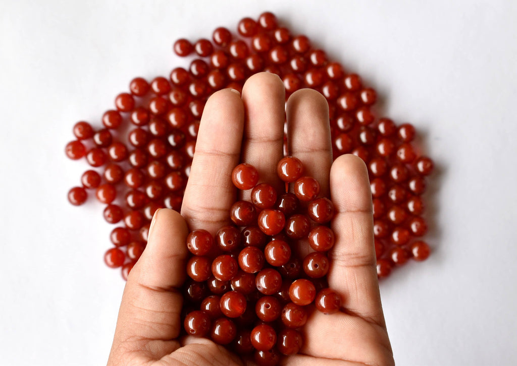 Red Onyx Beads, Natural Round Crystal Beads 4mm to 12mm | | Wiccan Center
