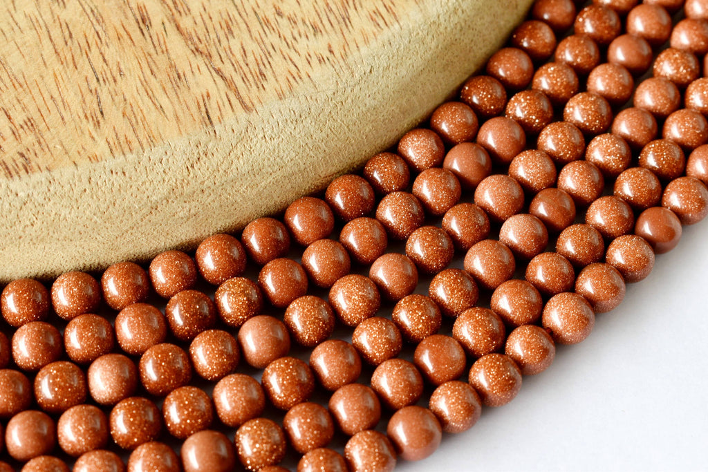 Red Sandstone Beads, Natural Round Crystal Beads 4mm to 16mm | | Wiccan Center