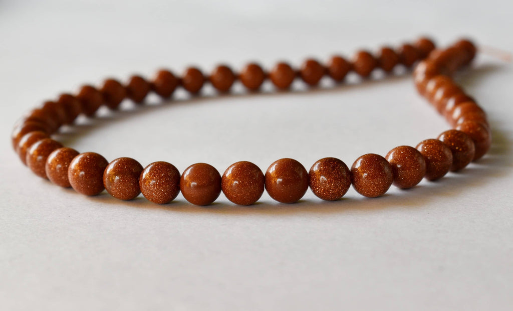 Red Sandstone Beads, Natural Round Crystal Beads 4mm to 16mm | | Wiccan Center