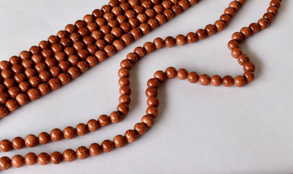 Red Sandstone Beads, Natural Round Crystal Beads 4mm to 16mm | | Wiccan Center