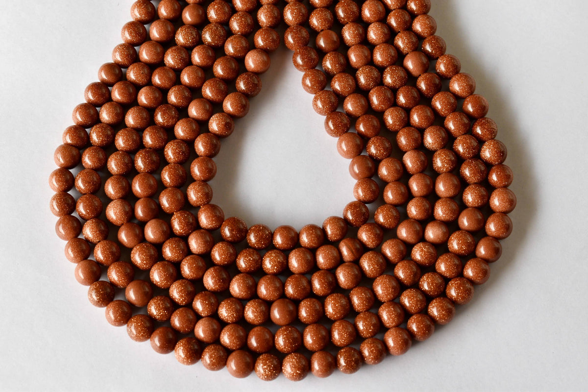 Red Sandstone Beads, Natural Round Crystal Beads 4mm to 16mm | | Wiccan Center