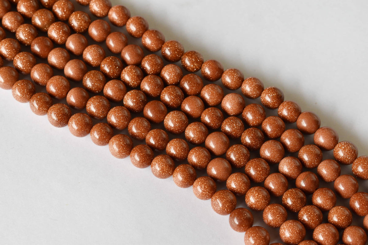 Red Sandstone Beads, Natural Round Crystal Beads 4mm to 16mm | | Wiccan Center
