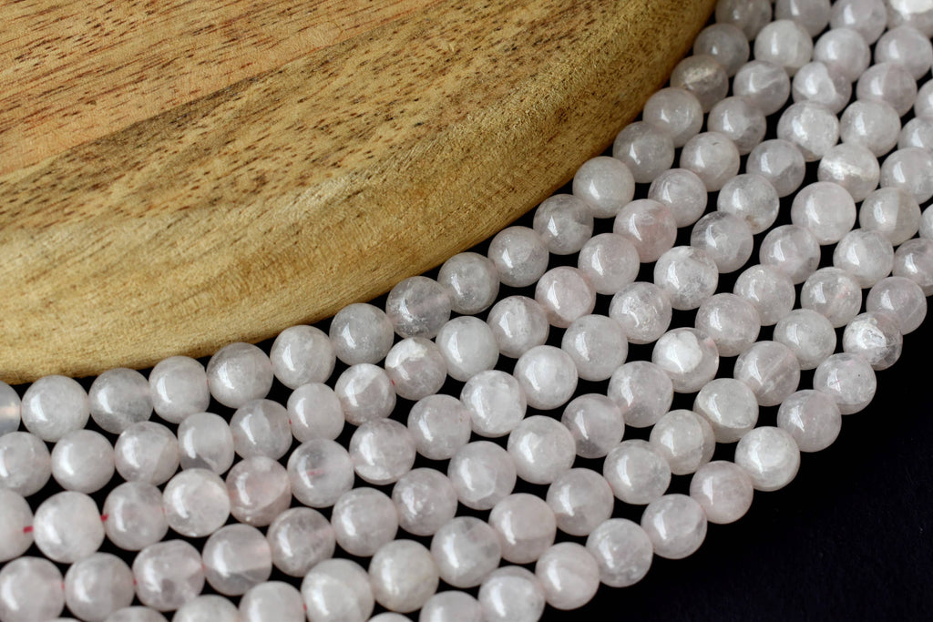 Rose Quartz Beads, Natural Round Crystal Beads 4mm to 12mm | | Wiccan Center