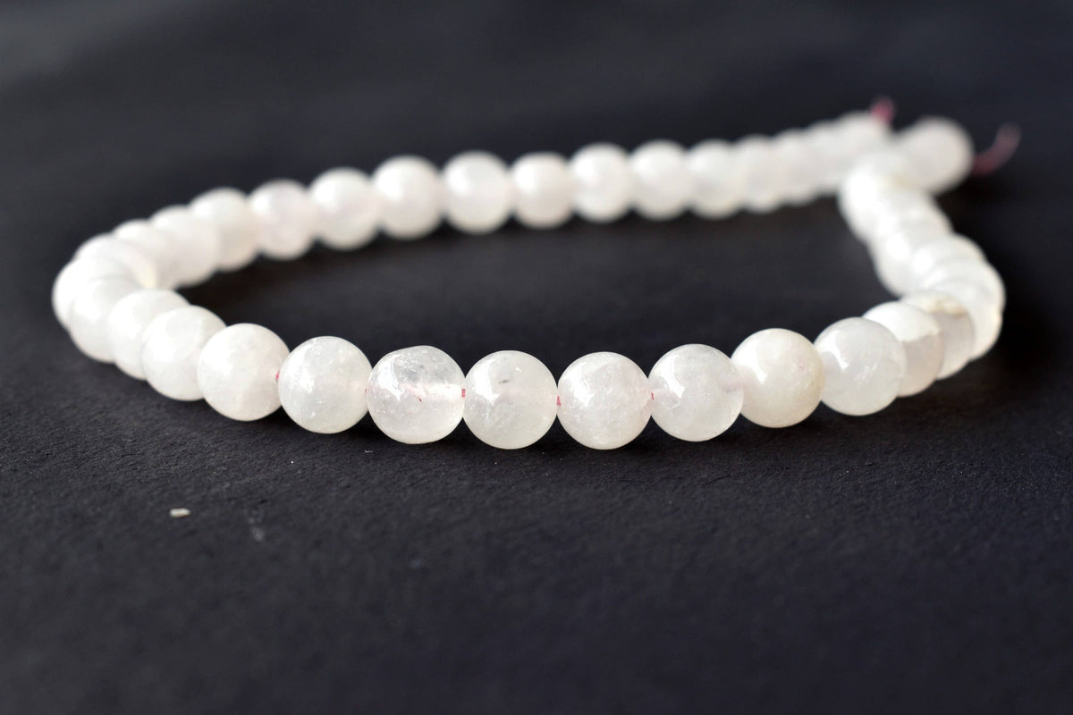 Rose Quartz Beads, Natural Round Crystal Beads 4mm to 12mm | | Wiccan Center