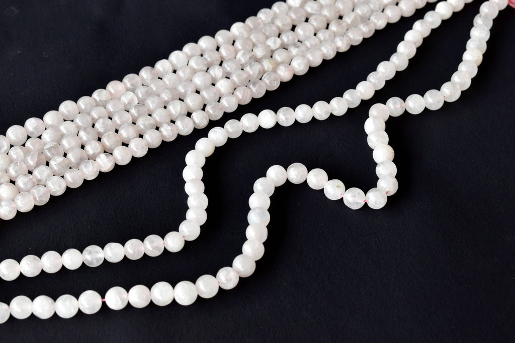 Rose Quartz Beads, Natural Round Crystal Beads 4mm to 12mm | | Wiccan Center