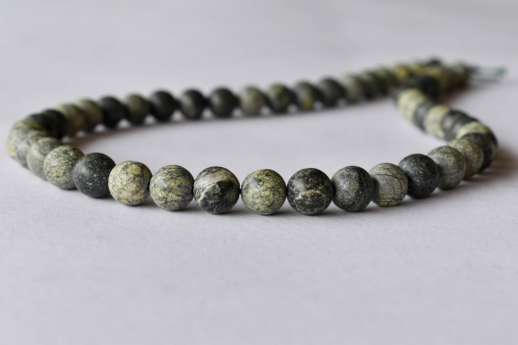 Seraphinite Beads, Natural Round Crystal Beads 4mm to 10mm | | Wiccan Center