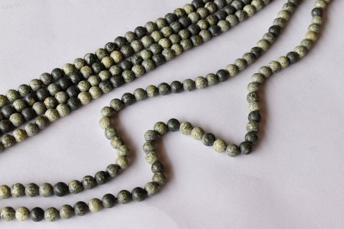 Seraphinite Beads, Natural Round Crystal Beads 4mm to 10mm | | Wiccan Center