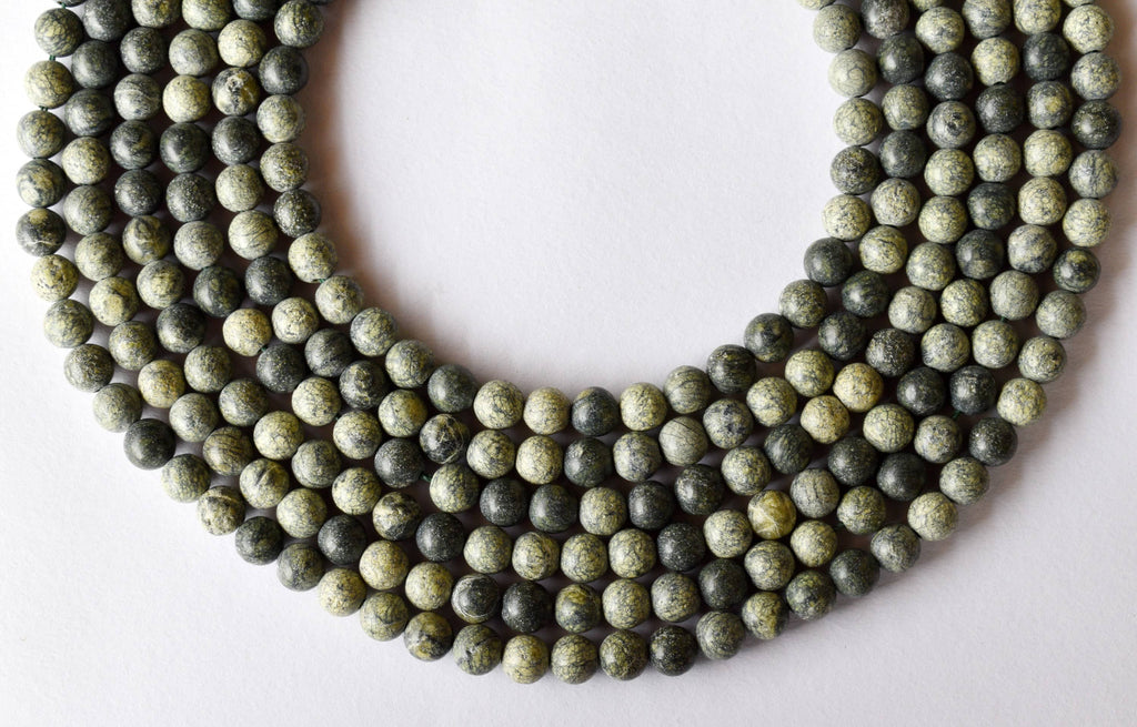 Seraphinite Beads, Natural Round Crystal Beads 4mm to 10mm | | Wiccan Center