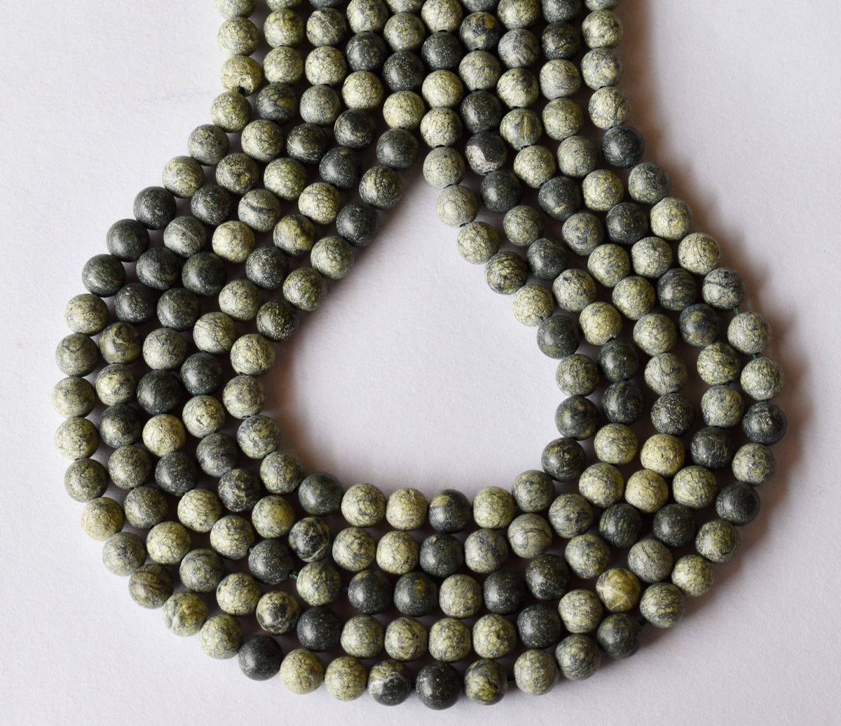 Seraphinite Beads, Natural Round Crystal Beads 4mm to 10mm | | Wiccan Center