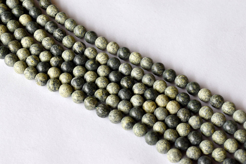 Seraphinite Beads, Natural Round Crystal Beads 4mm to 10mm | | Wiccan Center