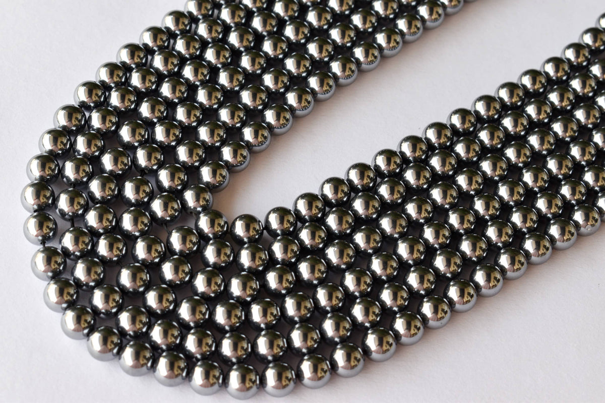Shungite Elite Beads, Natural Round Crystal Beads 4mm to 10mm | | Wiccan Center