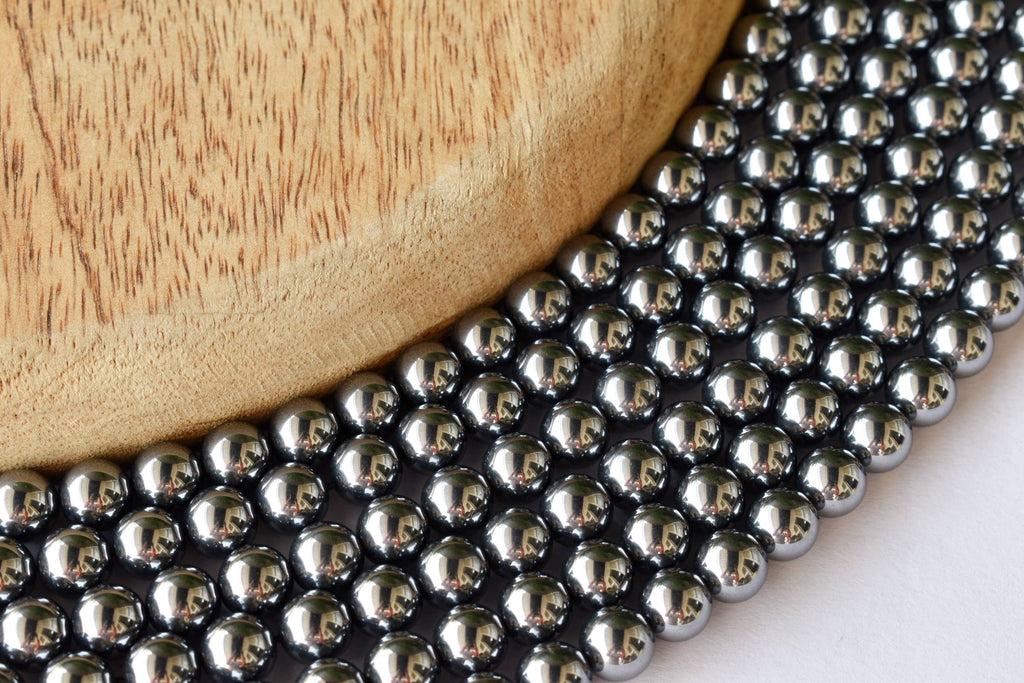 Shungite Elite Beads, Natural Round Crystal Beads 4mm to 10mm | | Wiccan Center