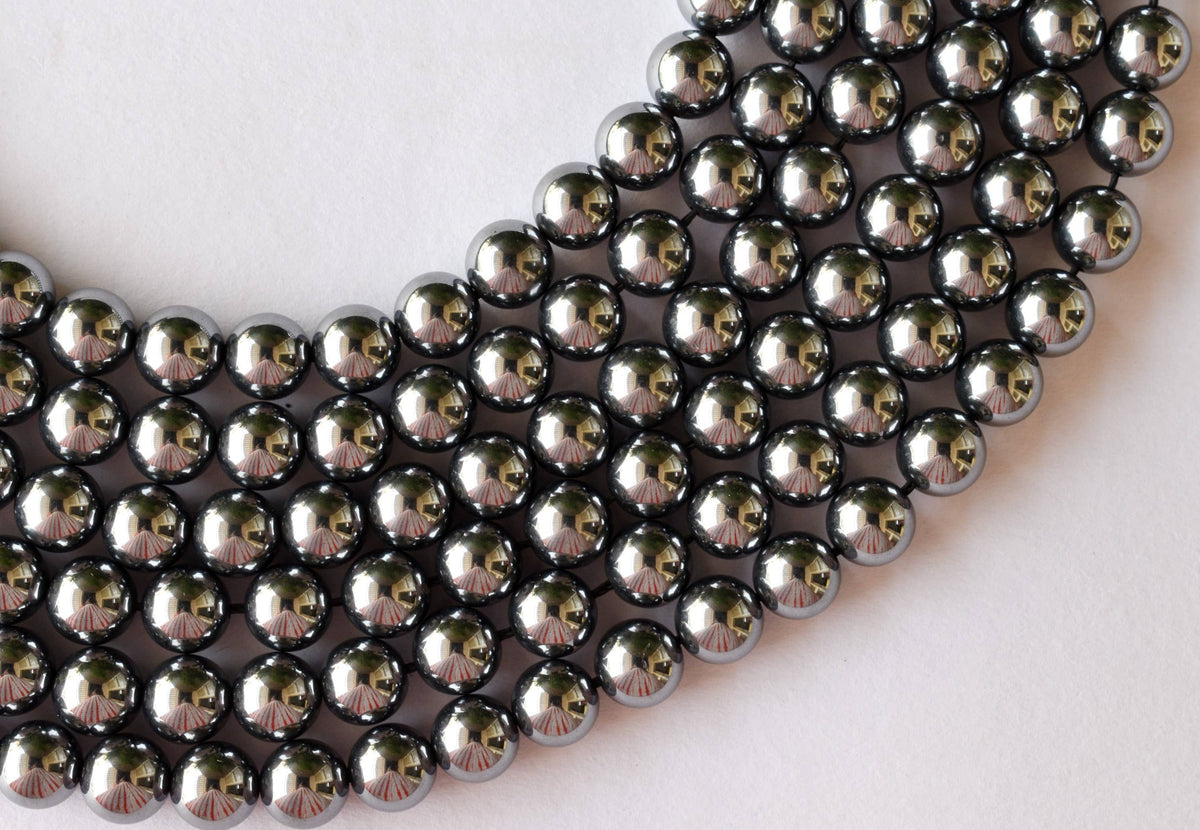 Shungite Elite Beads, Natural Round Crystal Beads 4mm to 10mm | | Wiccan Center