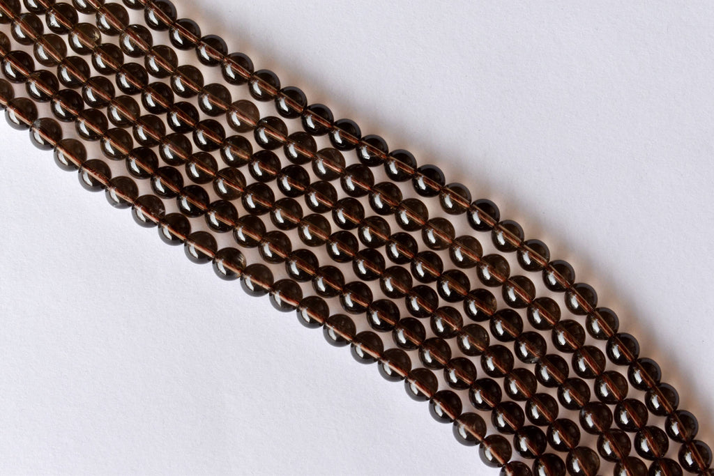 Smokey Quartz Beads, Natural Round Crystal Beads 4mm to 12mm | | Wiccan Center