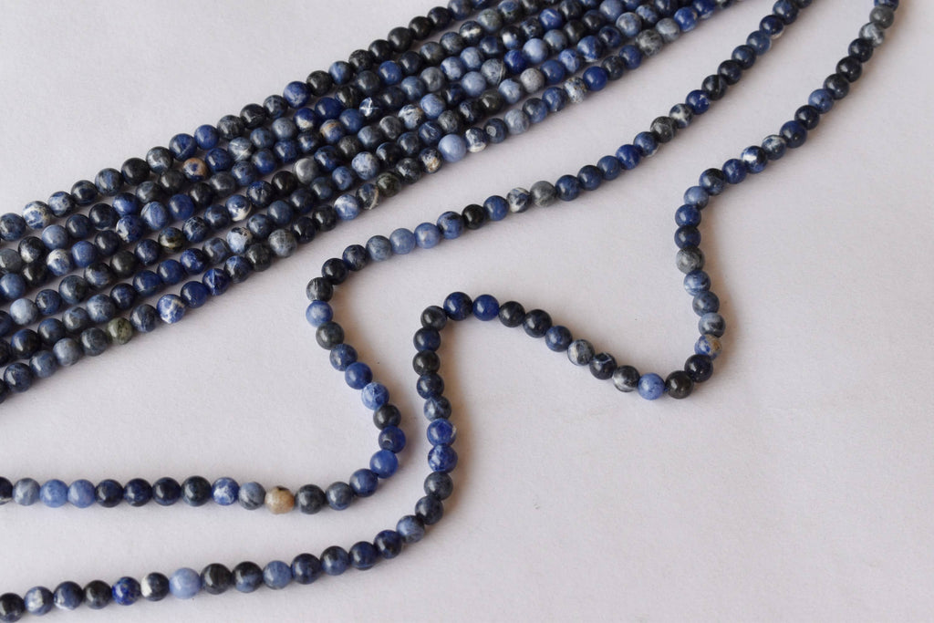 Sodalite Beads, Natural Round Crystal Beads 4mm to 12mm | | Wiccan Center
