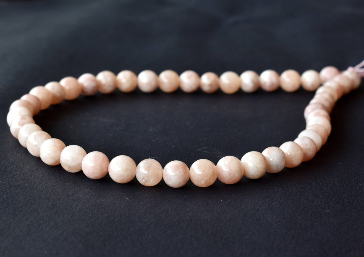 Sunstone Beads, Natural Round Crystal Beads 6mm to 10mm | | Wiccan Center