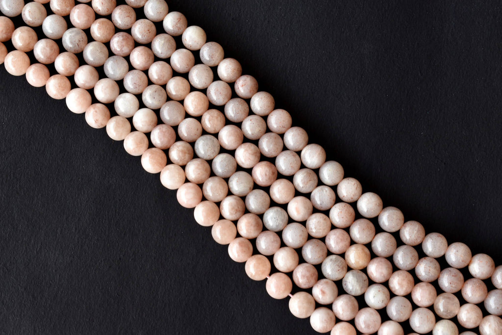 Sunstone Beads, Natural Round Crystal Beads 6mm to 10mm | | Wiccan Center