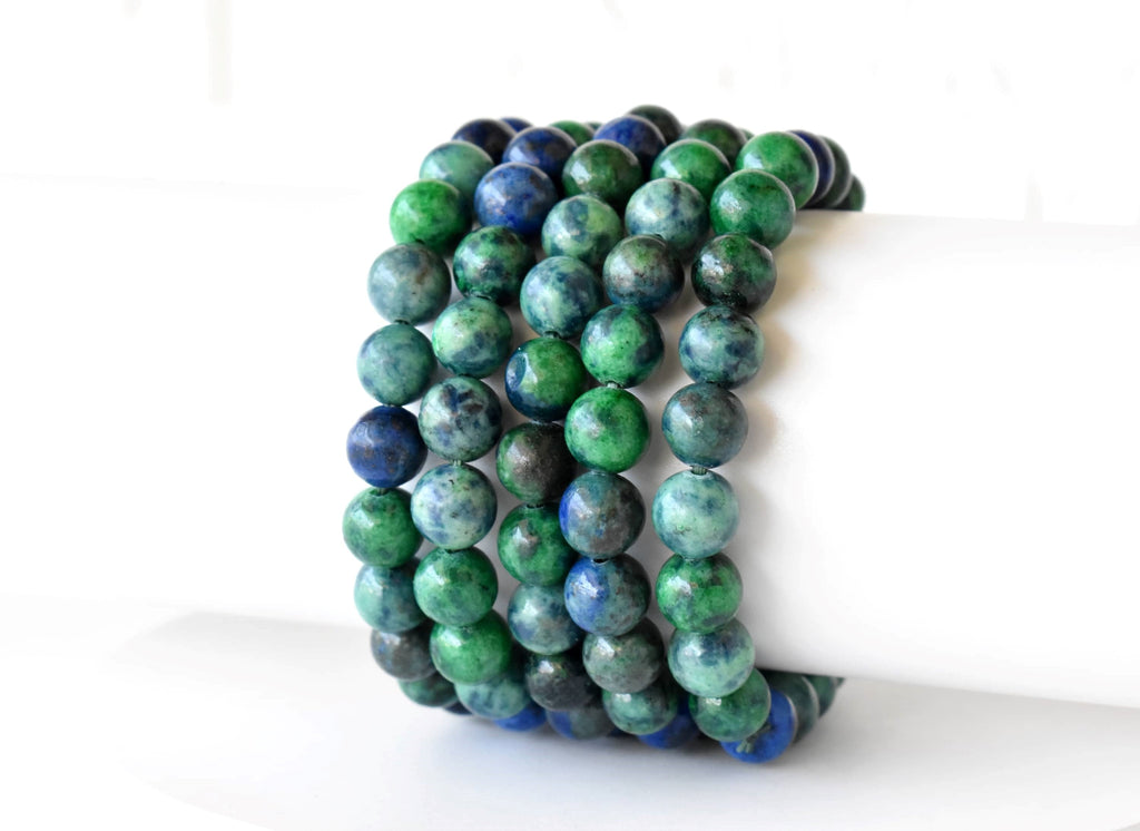 Azurite Malachite Bracelet(Insight and Self-Discipline).