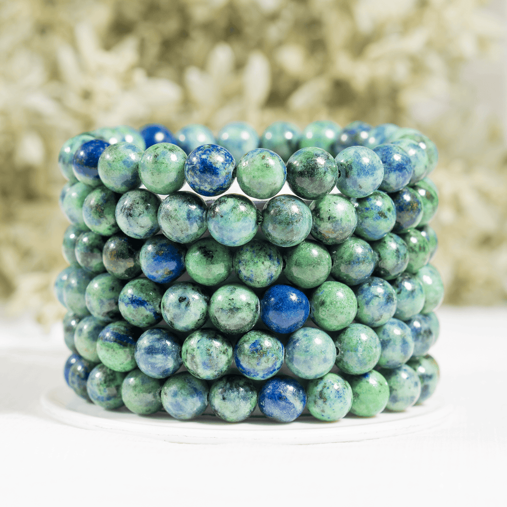 Azurite Malachite Bracelet(Insight and Self-Discipline).