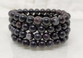 Bloodstone Jasper Beaded Bracelet 8MM A Round Beaded Crystal Bracelet | Bracelets | Wiccan Center