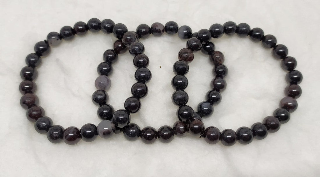 Bloodstone Jasper Beaded Bracelet 8MM A Round Beaded Crystal Bracelet | Bracelets | Wiccan Center