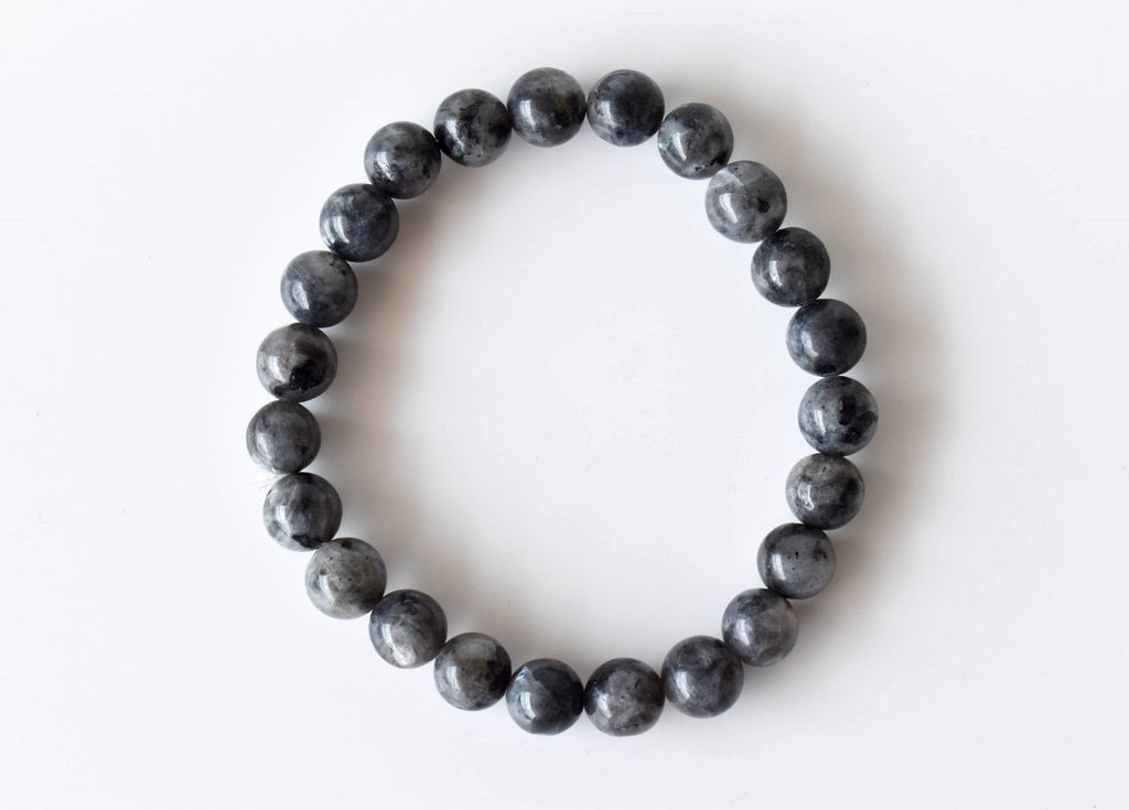 Black Labradorite Bracelet (Good Fortune and Focus).