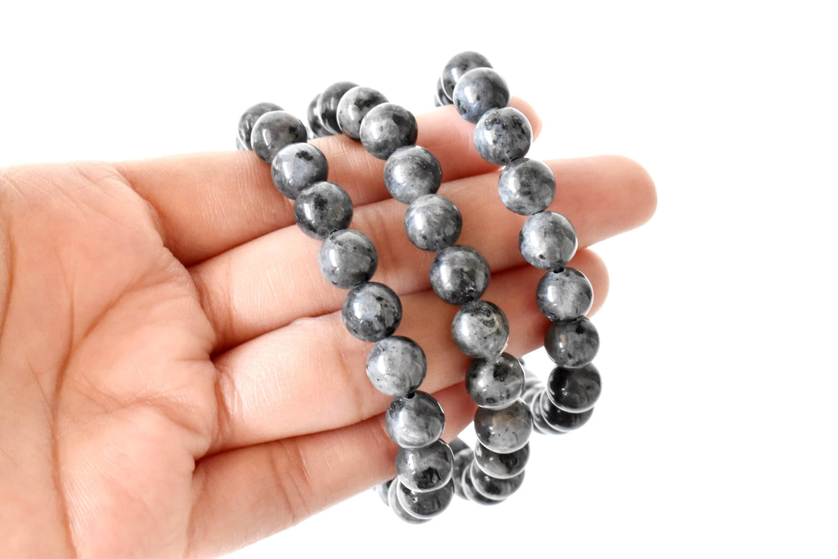 Black Labradorite Bracelet (Good Fortune and Focus).