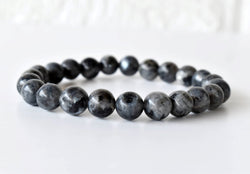 Black Labradorite Bracelet (Good Fortune and Focus). | Bracelets | Wiccan Center
