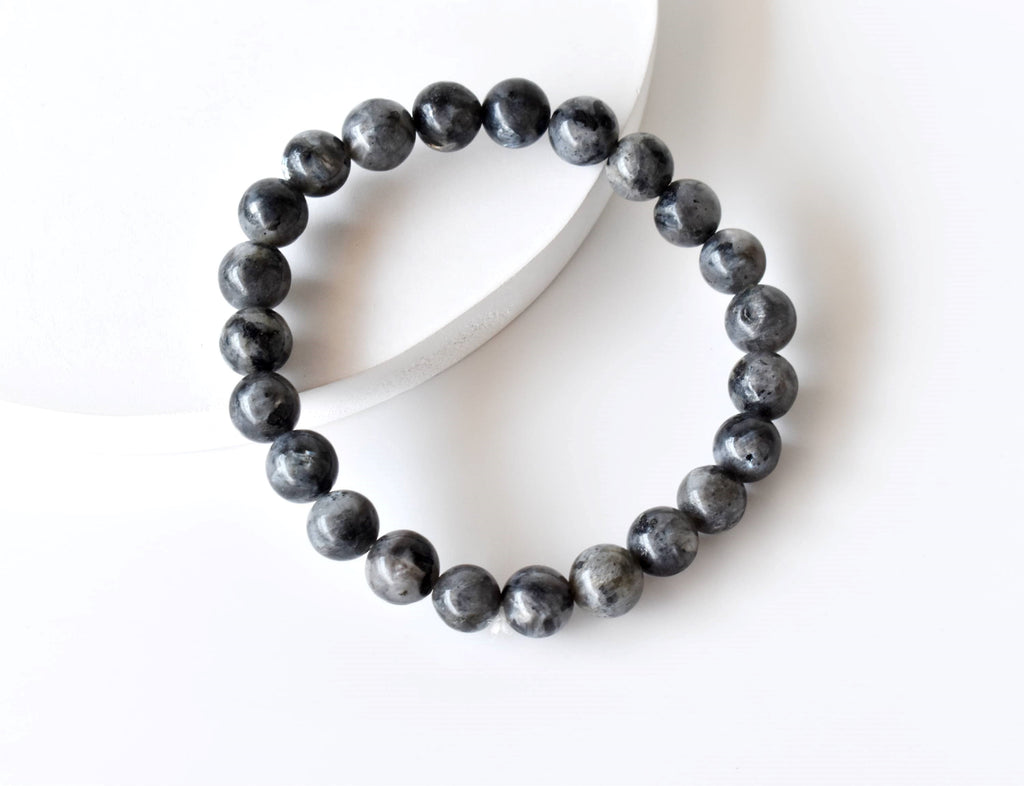 Black Labradorite Bracelet (Good Fortune and Focus).