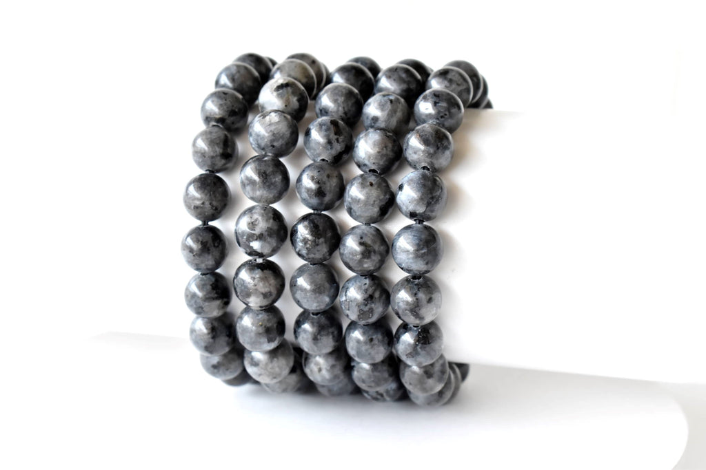 Black Labradorite Bracelet (Good Fortune and Focus).