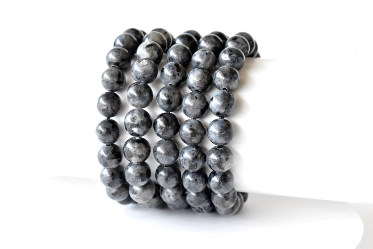 Black Labradorite Bracelet (Good Fortune and Focus).