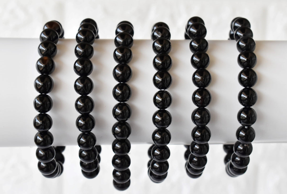 Black Onyx Bracelet (Confidence and Knowledge) | Bracelets | Wiccan Center