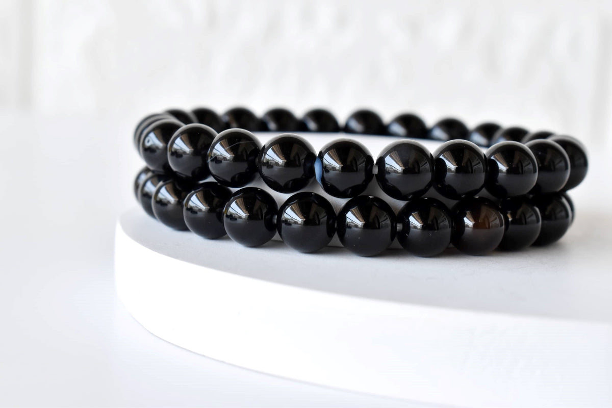 Black Onyx Bracelet (Confidence and Knowledge) | Bracelets | Wiccan Center