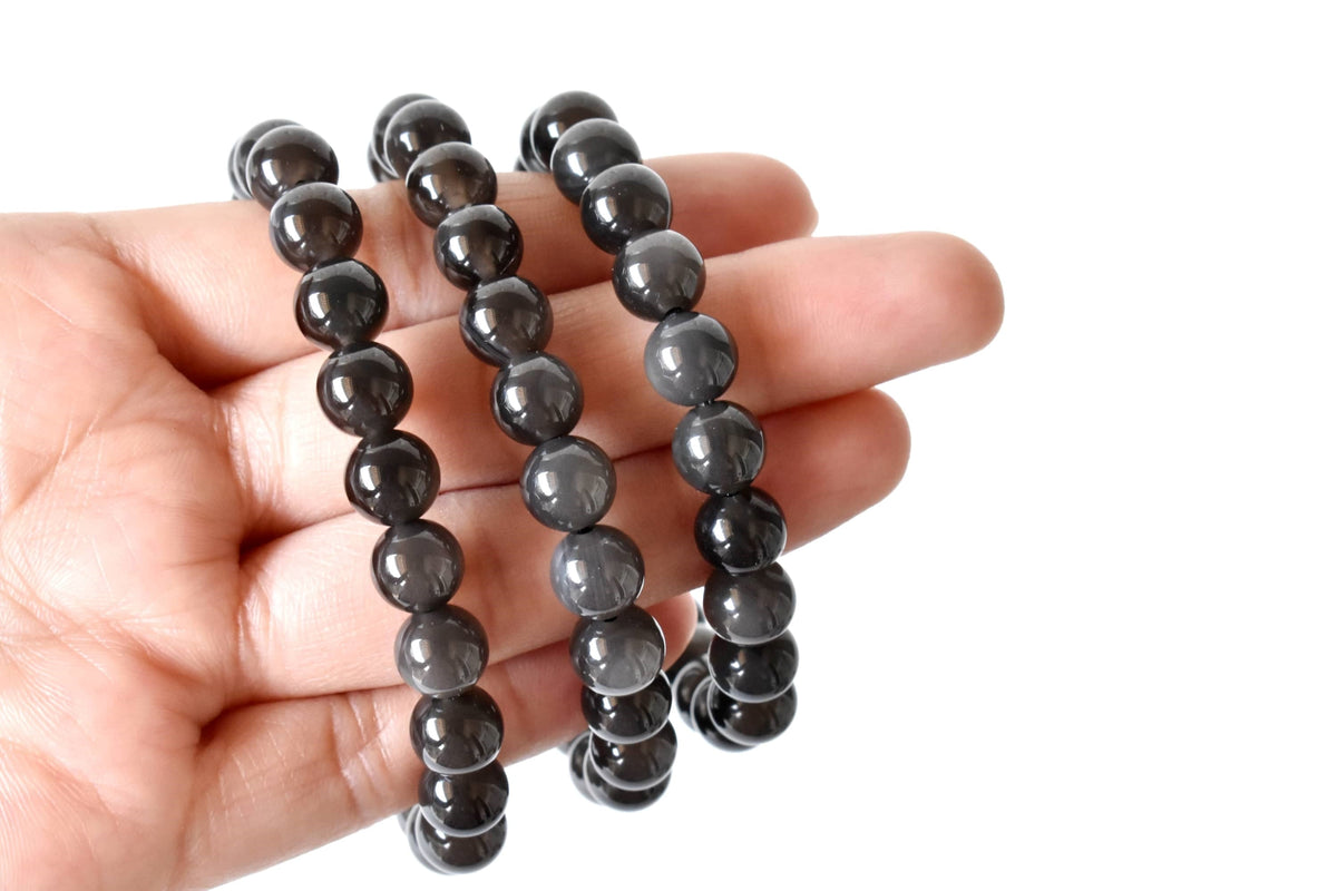 Black Obsidian Bracelet (Transformation and Clearing) | Bracelets | Wiccan Center